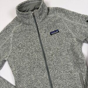 Patagonia Better Sweater Full Zip Fleece Jacket Gray Heather Womens Small S